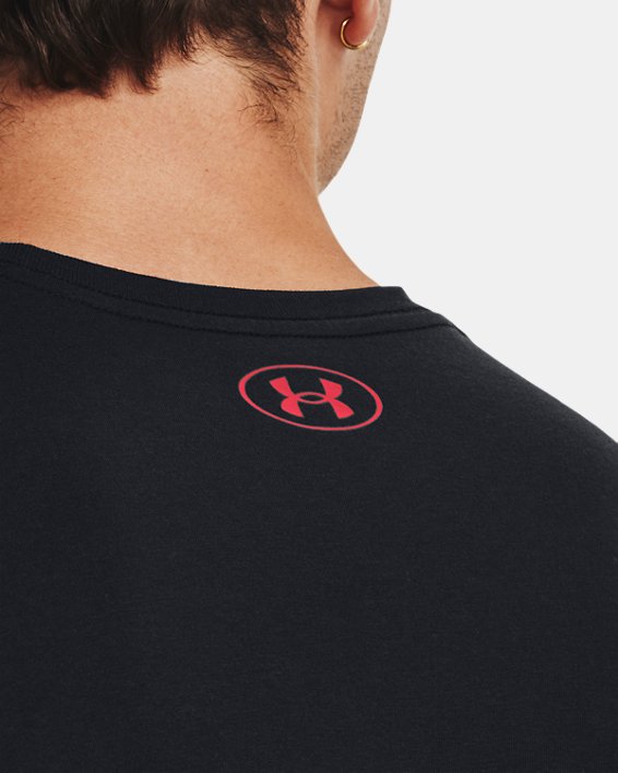 Heren-T-shirt UA GL Foundation met korte mouwen, Black, pdpMainDesktop image number 3